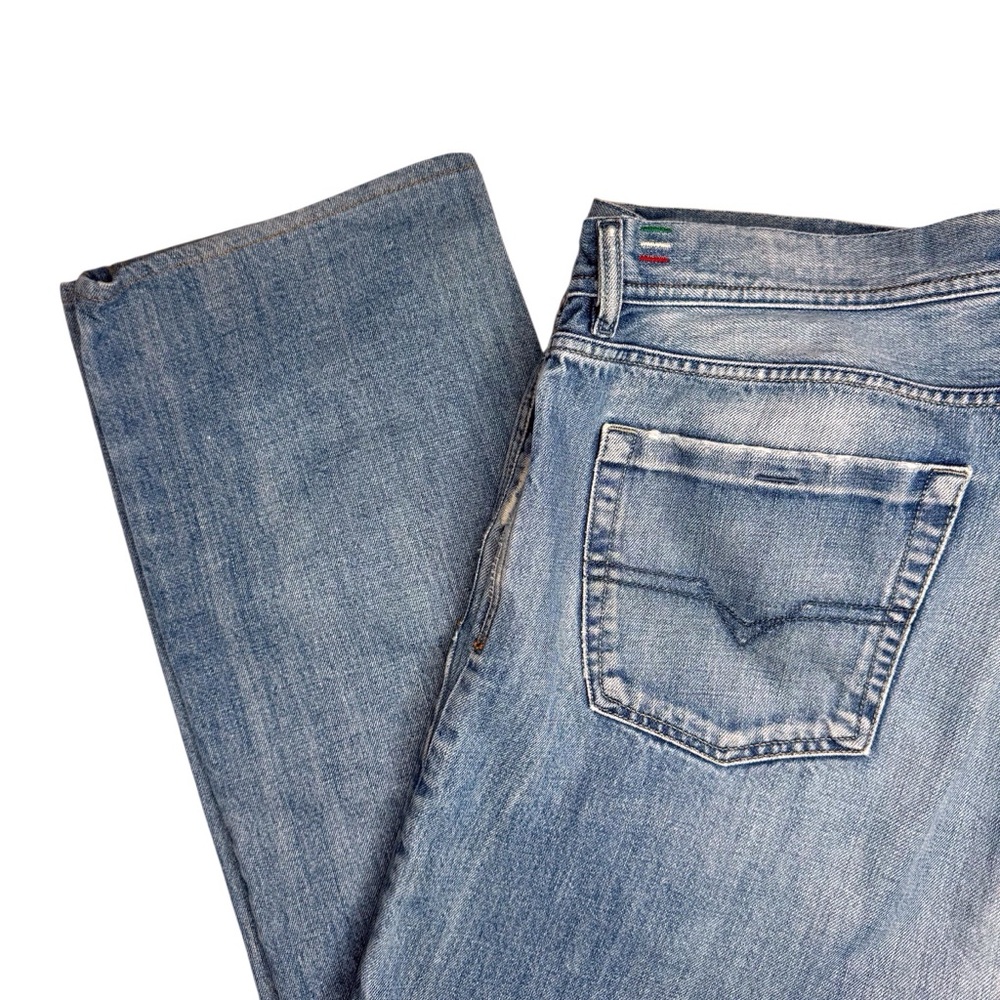 Diesel Kuratt Button-Fly Jeans 38 x 32 HEMMED TO 30 Wash 00702